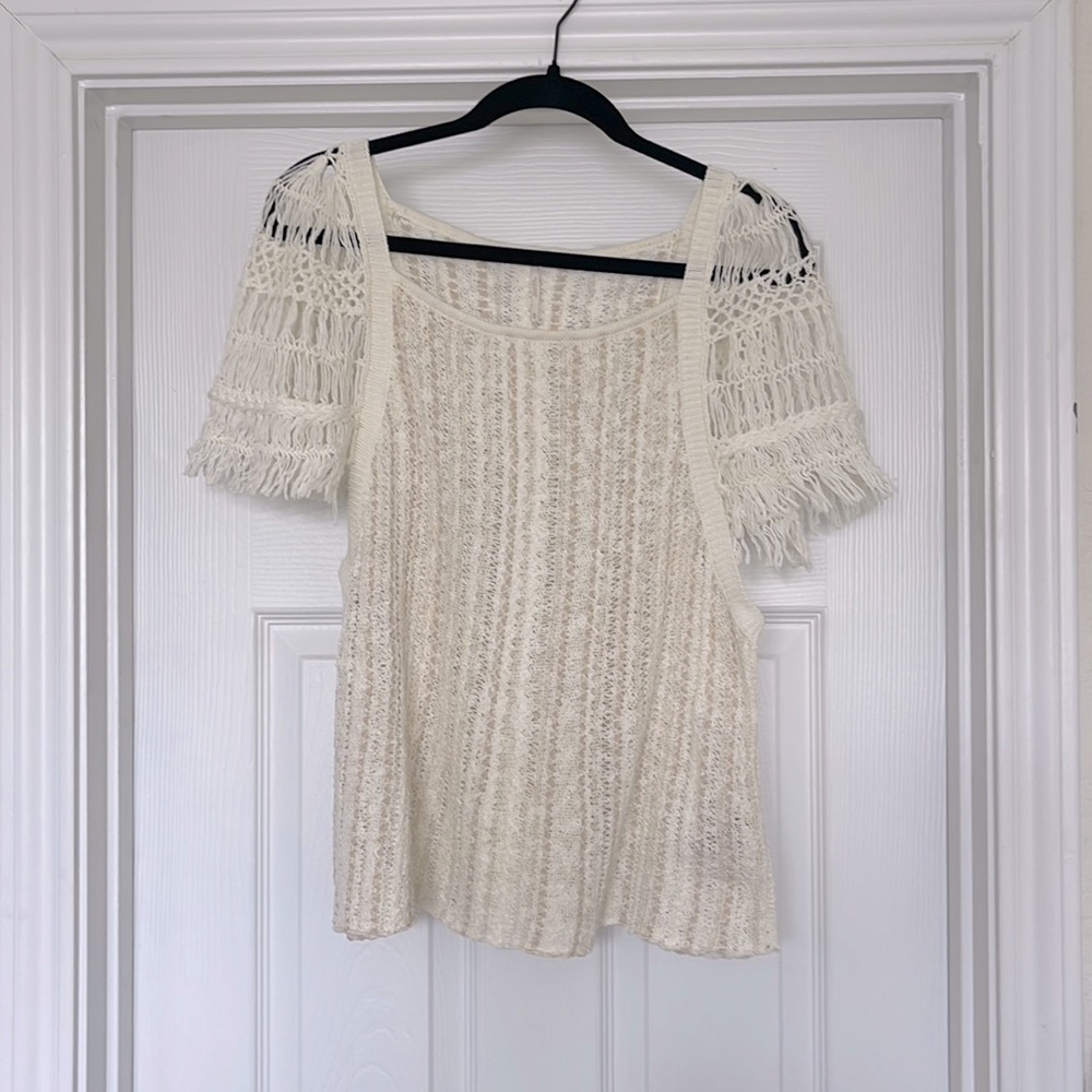 Free People crochet top